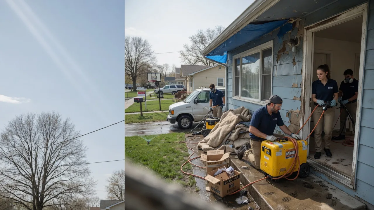 Basement Flood Cleanup in Haven, KS near me